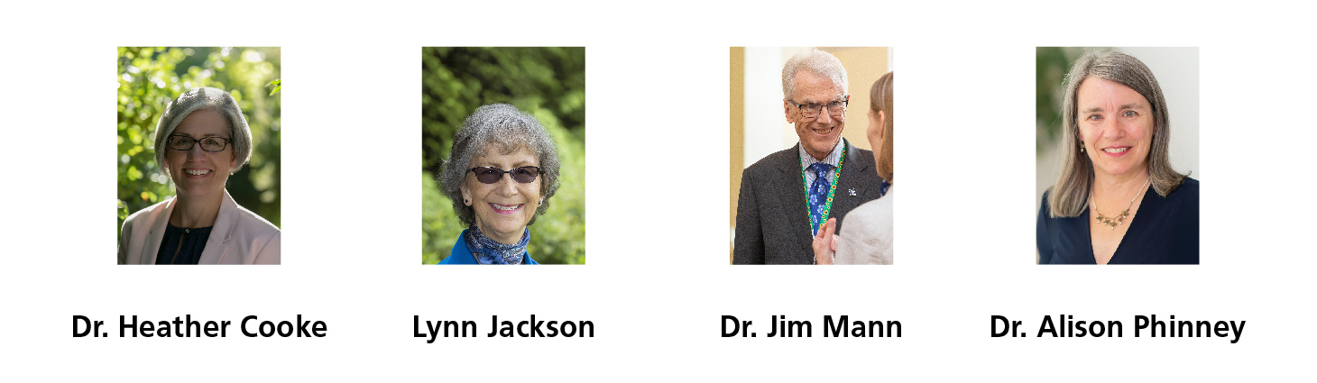 bio photos dr heather cooke lynn jackson dr jim mann dr alison phinney