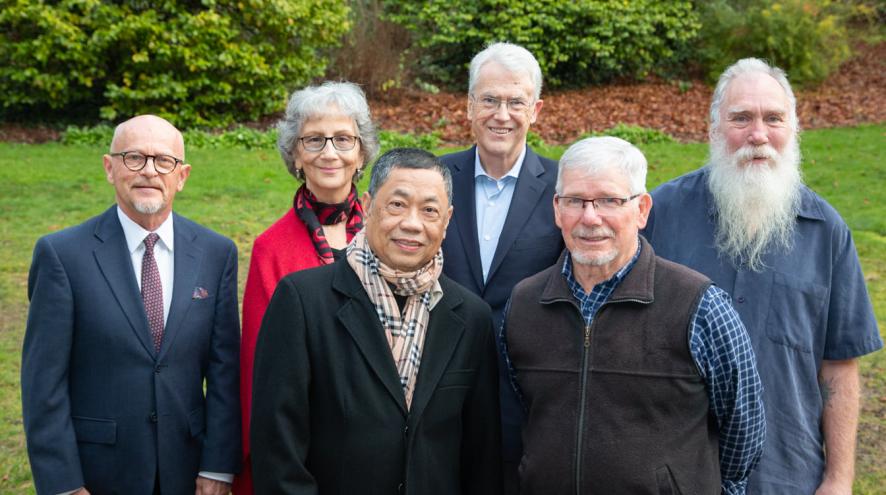 The Alzheimer Society of B.C. advocates stood together.