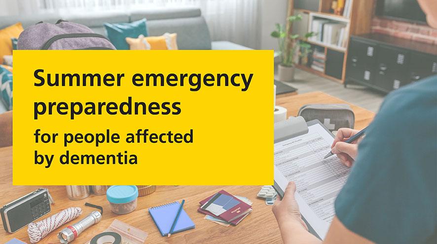 emergency prep dementia