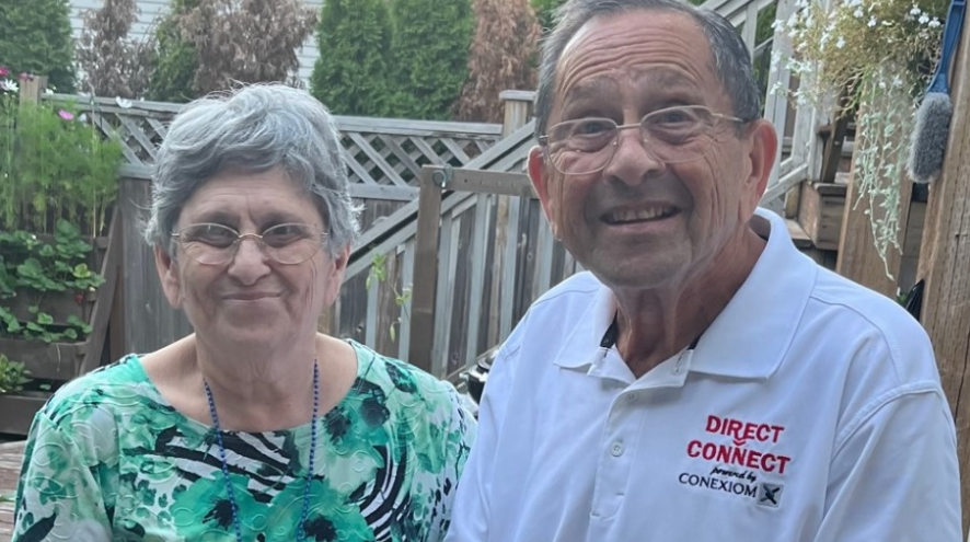 Ash Abhyankar and his sister Malti