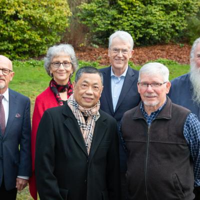 The Alzheimer Society of B.C. advocates stood together.