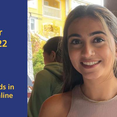 National Volunteer Week 2022 image of Harleen Hans, a volunteer Minds in Motion® Online facilitator