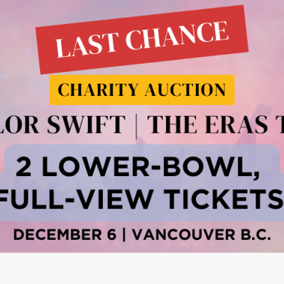 taylor swift charity auction vancouver