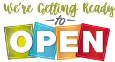 We;re getting ready to open