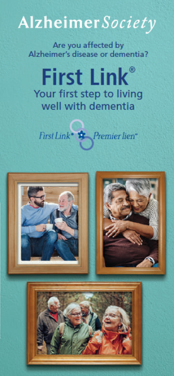 First Link: Your first step to living well with dementia - cover image.