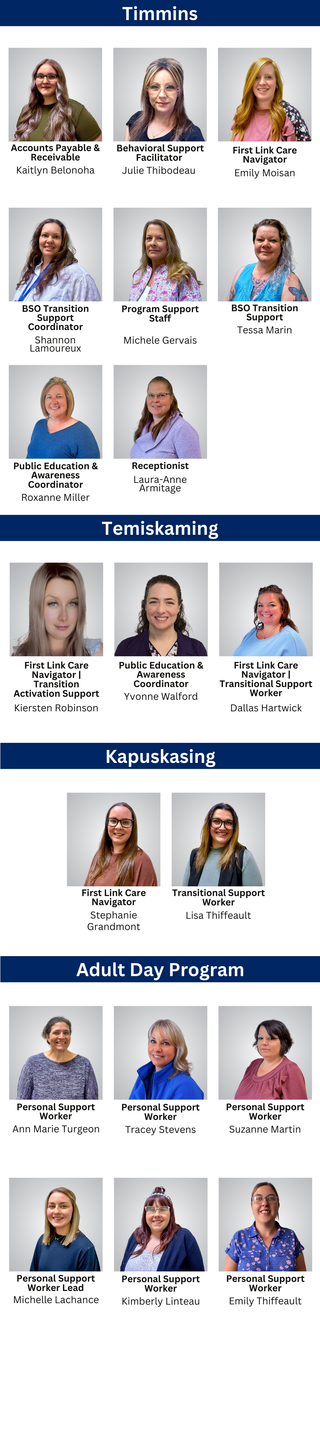 New staff update